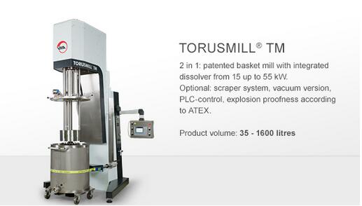 Basket mill TORUSMILL? TM籃式砂磨機