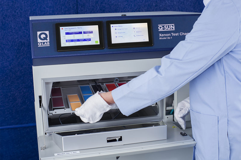 在Q-SUN Xe-1氙燈試驗(yàn)箱中運(yùn)行ASTM D3424